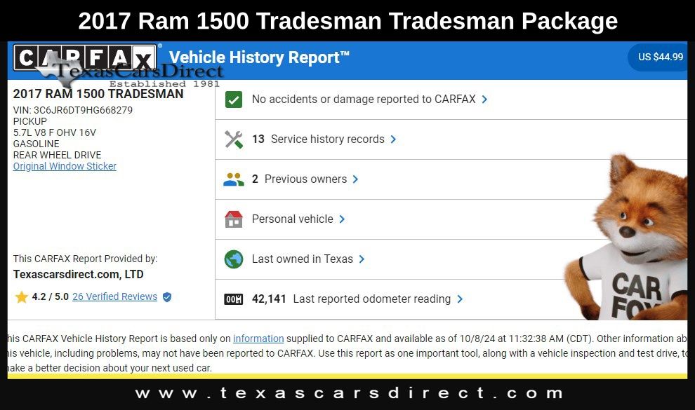 2017 Ram 1500 Tradesman 11