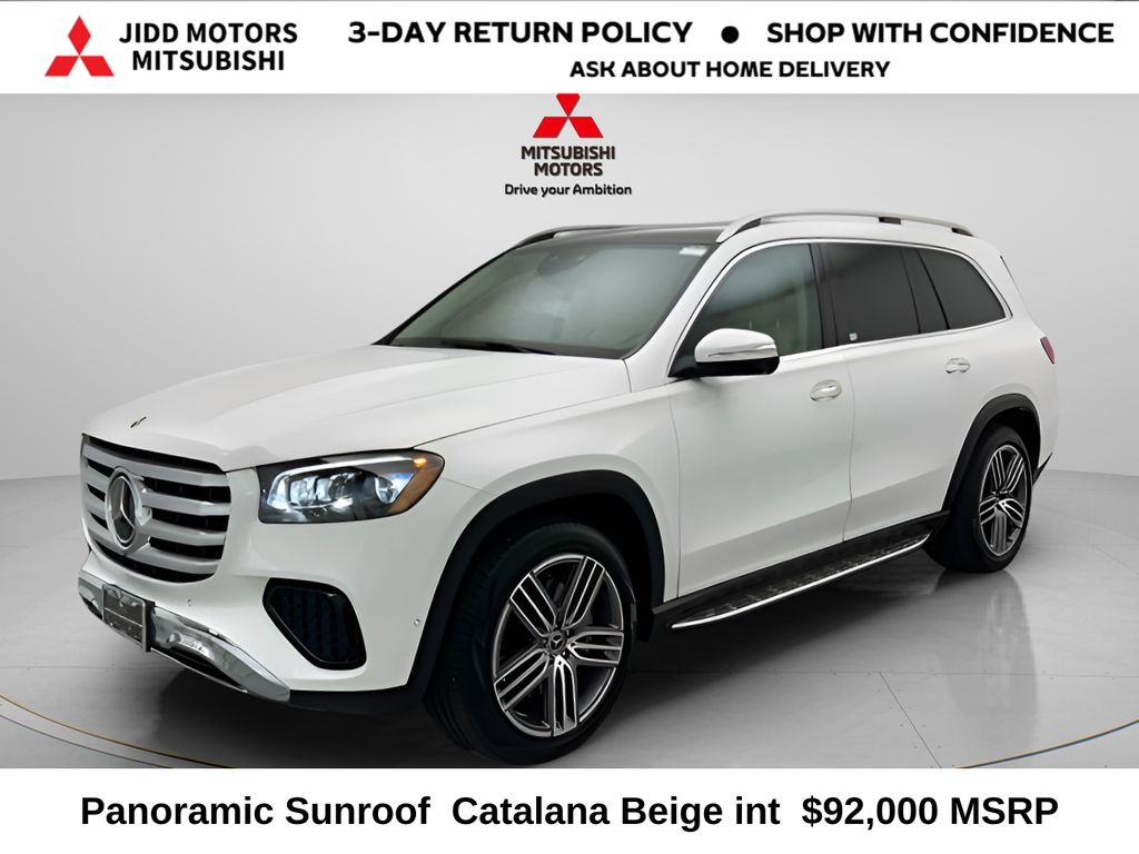 White 2025 Mercedes-Benz GLS 450 4MATIC SUV / Crossover All-Wheel Drive 9-Speed Automatic