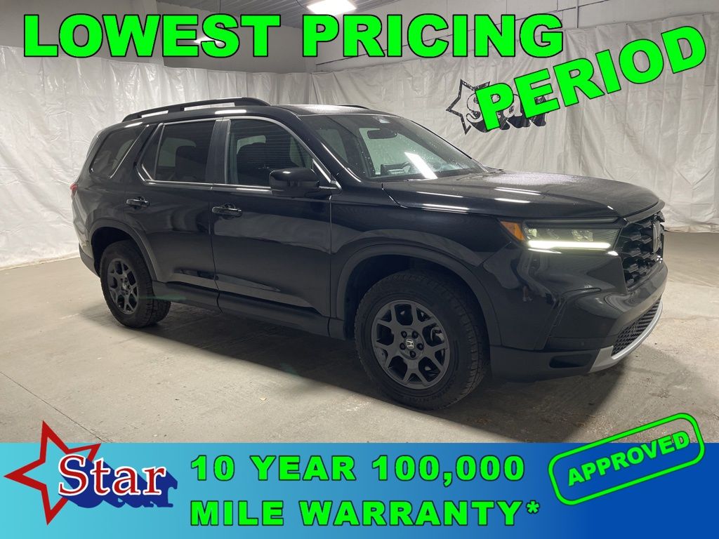 Crystal Black Pearl 2025 Honda Pilot SUV / Crossover All-Wheel Drive Automatic