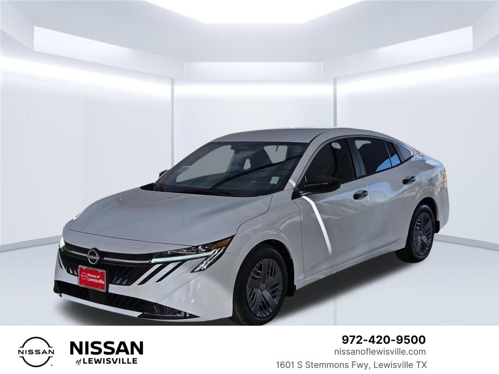 White (Fresh Powder) 2026 Nissan Sentra Sedan Front-Wheel Drive Continuously Variable Transmission