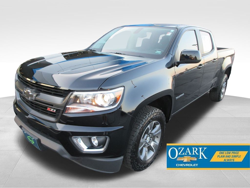 Black 2020 Chevrolet Colorado Pickup Truck Four-Wheel Drive 8-Speed Automatic