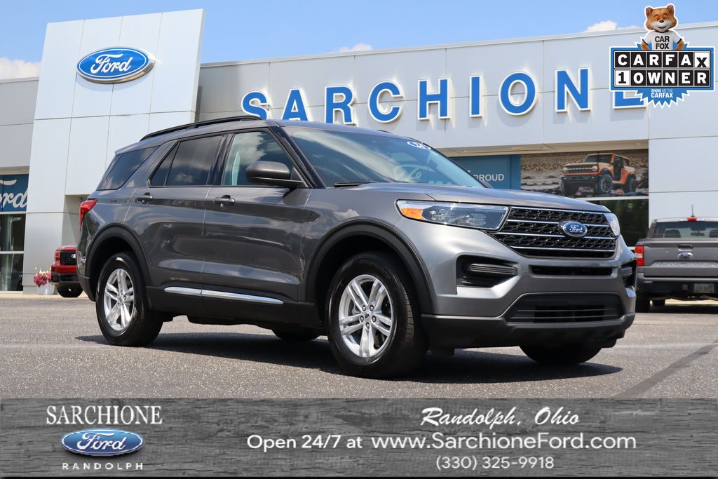 Carbonized Gray Metallic 2024 Ford Explorer SUV / Crossover All-Wheel Drive Automatic