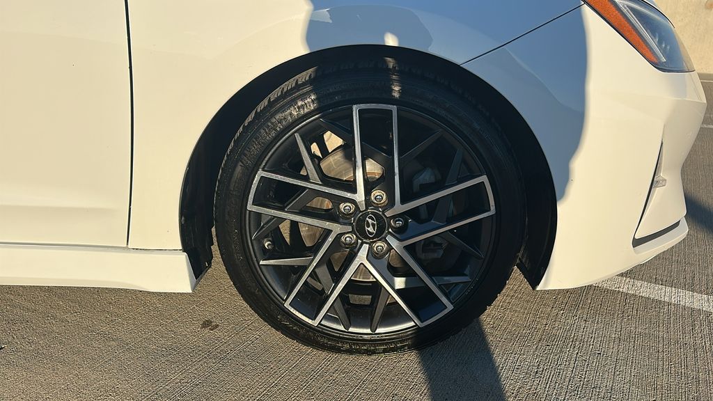 2019 Hyundai Elantra Sport White at DeMontrond Mazda