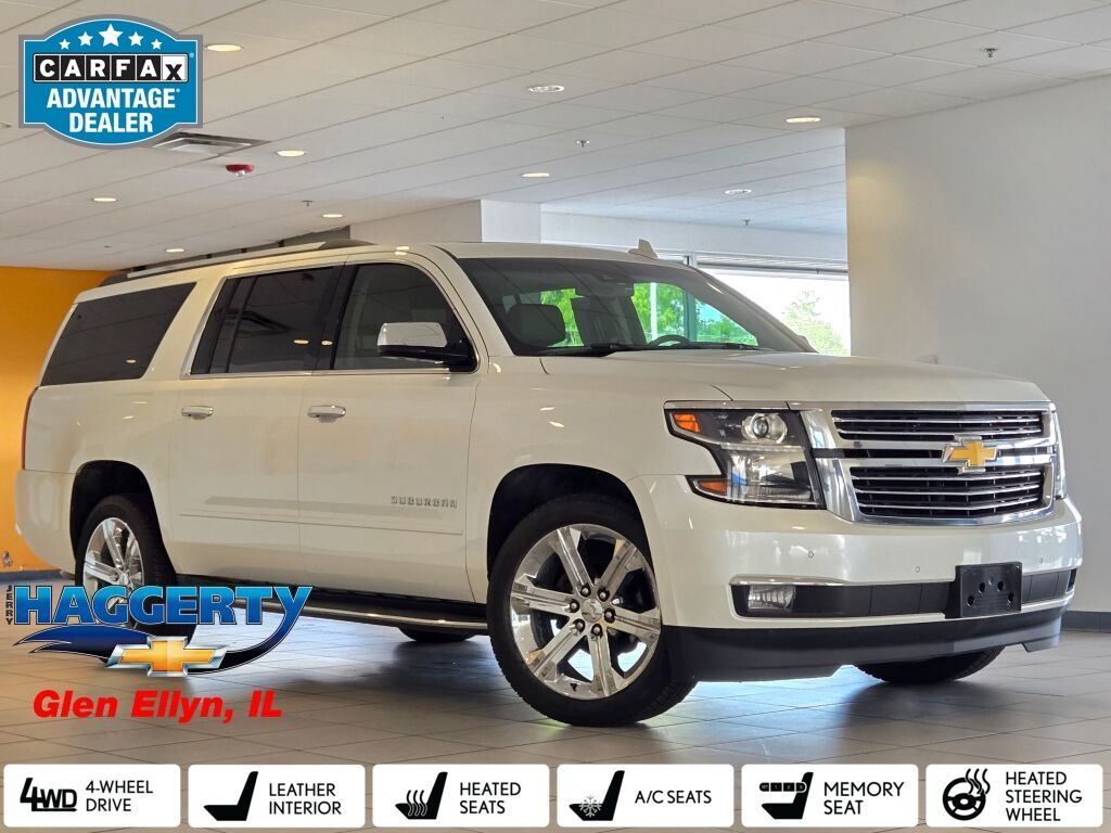 White (Iridescent Pearl Tricoat) 2018 Chevrolet Suburban SUV / Crossover Four-Wheel Drive 6-Speed Automatic Overdrive