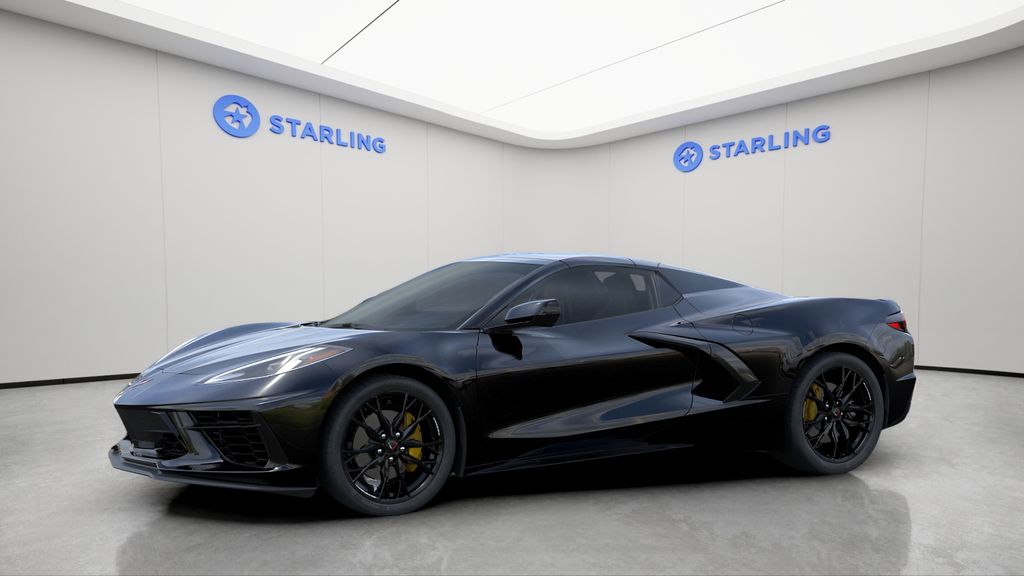Black 2026 Chevrolet Corvette Convertible Rear-Wheel Drive 8-Speed Dual Clutch