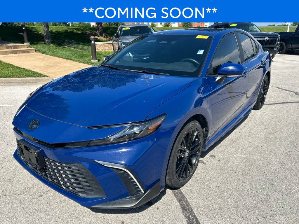 Reservoir Blue 2025 Toyota Camry SE FWD Sedan Front-Wheel Drive Continuously Variable Transmission