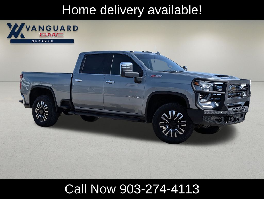Sterling Gray Metallic 2024 Chevrolet Silverado 2500HD Pickup Truck Four-Wheel Drive Automatic
