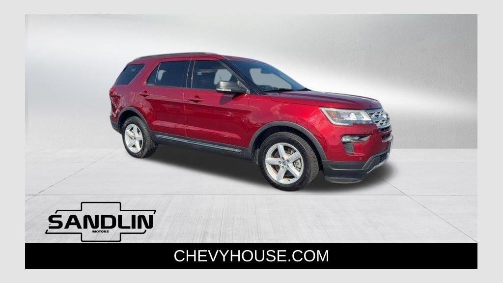 Ruby Red Metallic 2019 Ford Explorer XLT SUV / Crossover Front-Wheel Drive 6-Speed Automatic