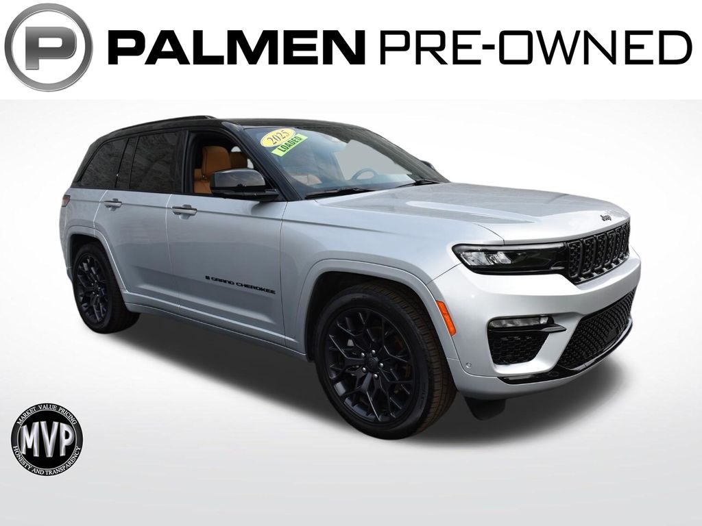 Silver Zynith 2025 Jeep Grand Cherokee SUV / Crossover Four-Wheel Drive 8-Speed Automatic