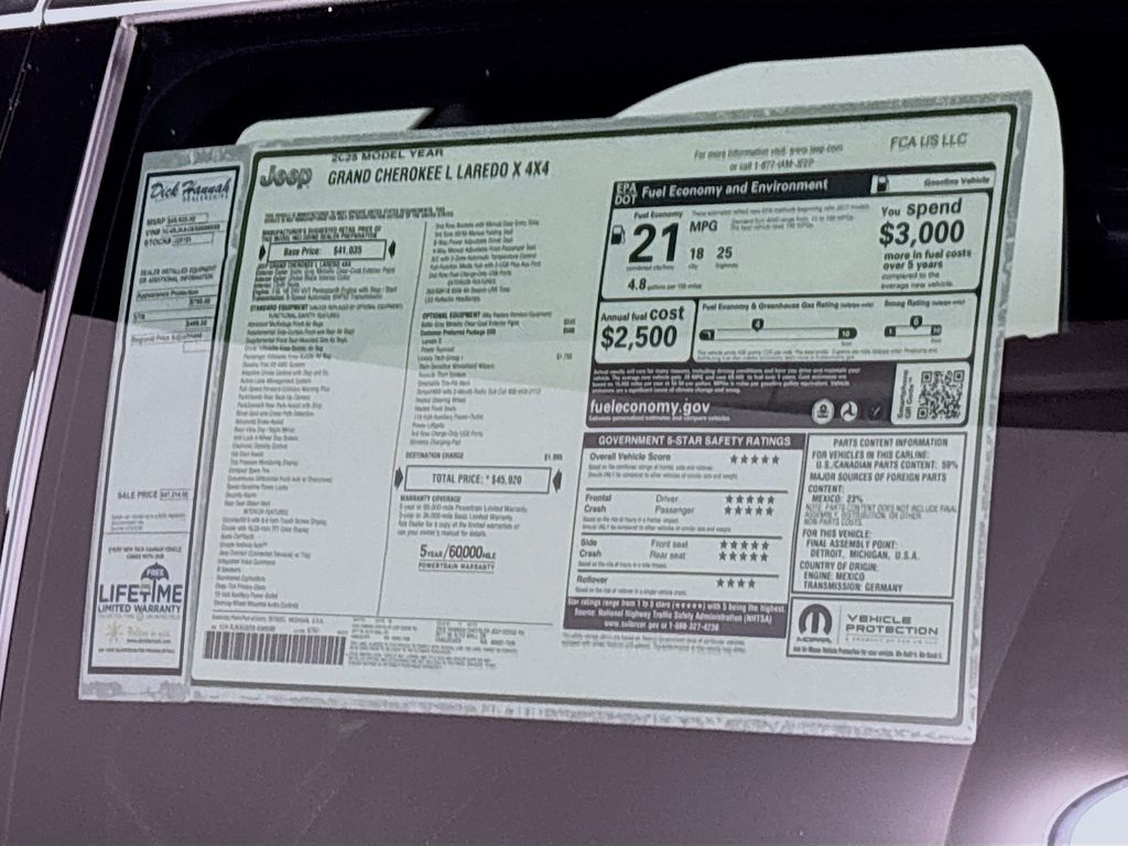 2025 Jeep Grand Cherokee L Laredo