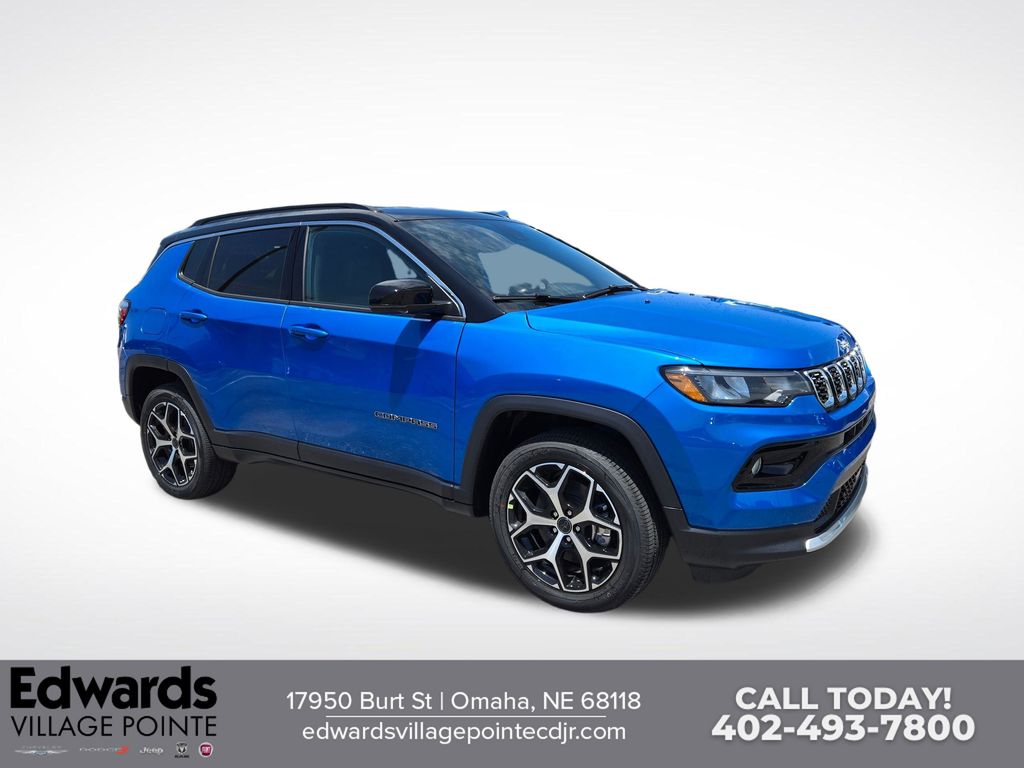 Hydro Blue Pearlcoat 2026 Jeep Compass SUV / Crossover Four-Wheel Drive 8-Speed Automatic