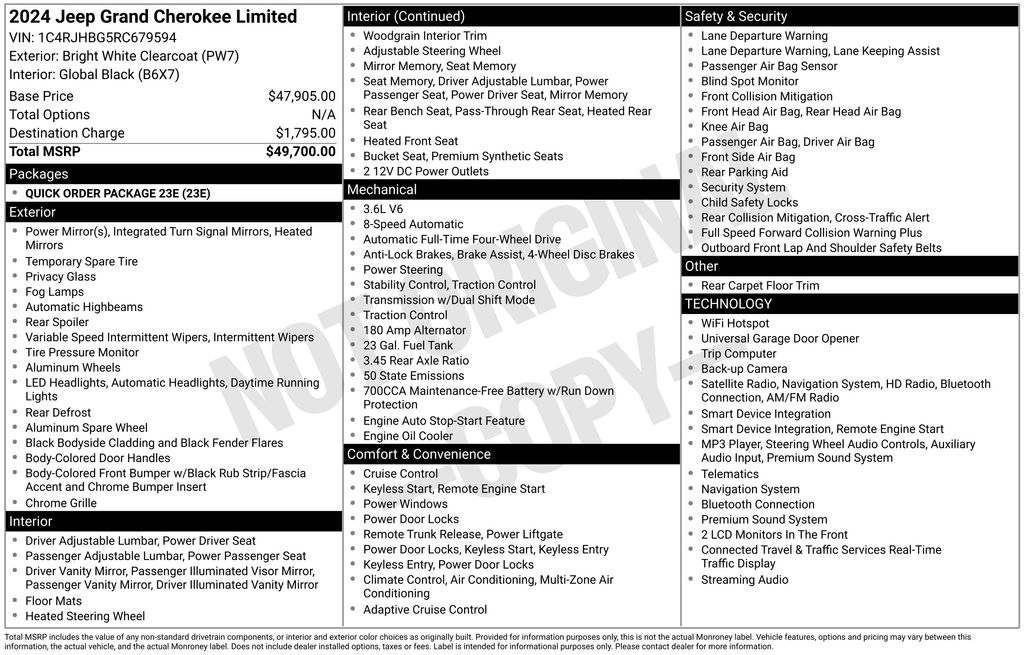Used 2024 Jeep Grand Cherokee SUV