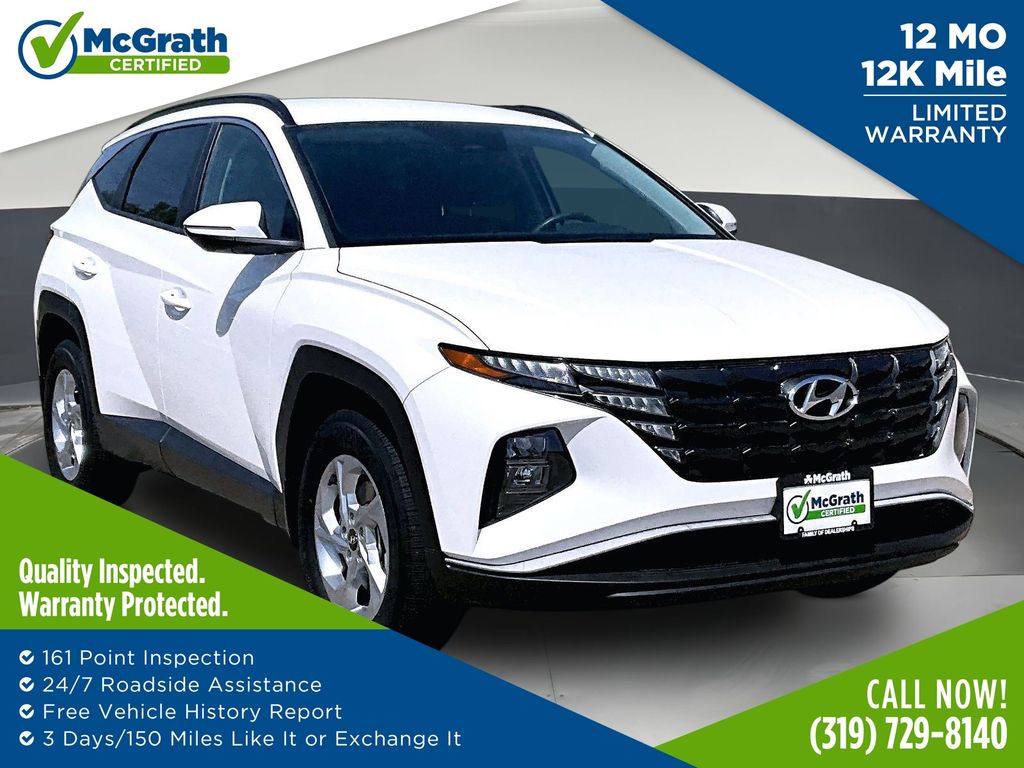 Serenity White Pearl 2023 Hyundai Tucson SUV / Crossover All-Wheel Drive 8-Speed Automatic