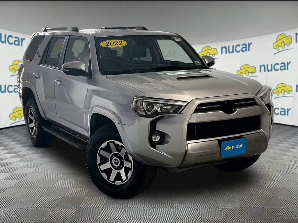 Classic Silver Metallic 2022 Toyota 4Runner TRD Off-Road Premium 4WD SUV / Crossover Four-Wheel Drive 5-Speed Automatic