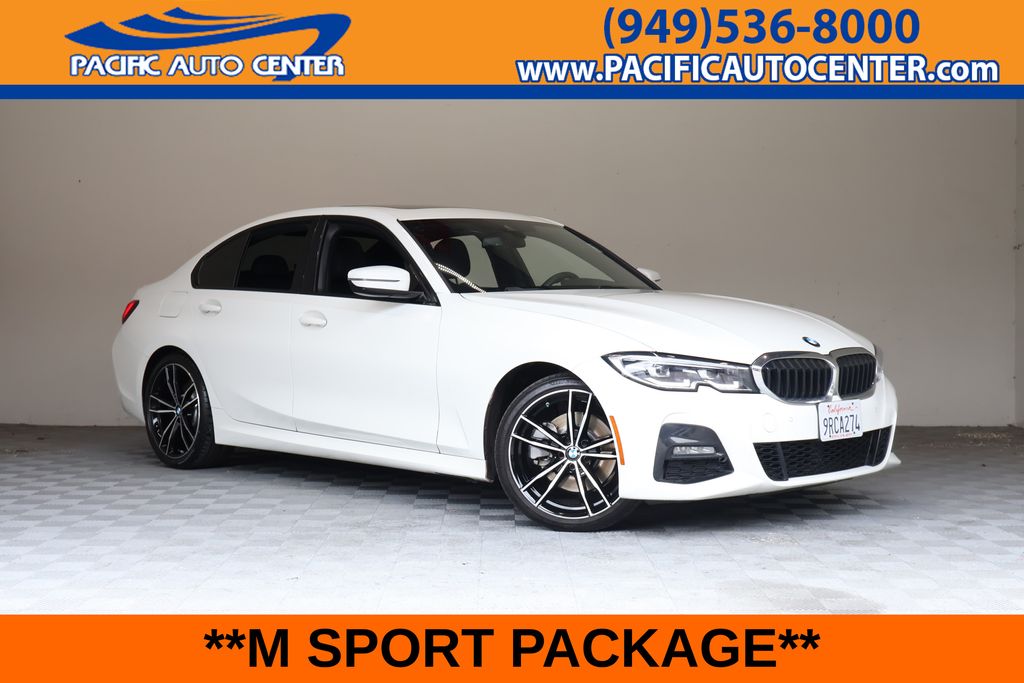 Alpine White 2022 BMW 3 Series Sedan Rear-Wheel Drive 8-Speed Automatic