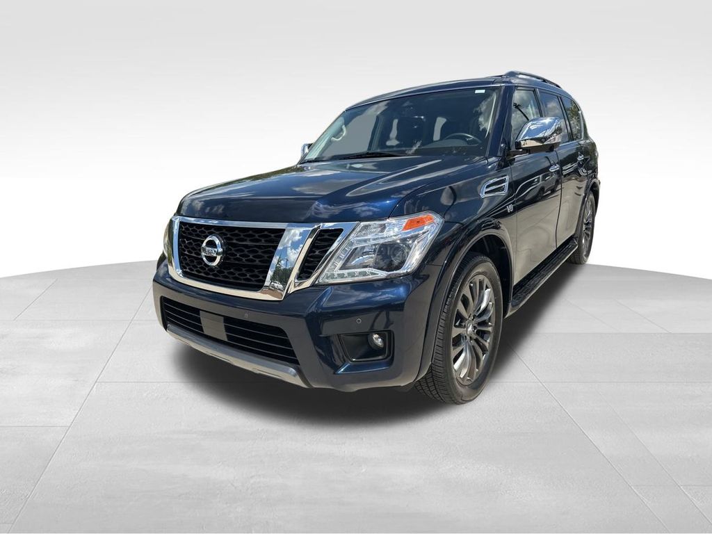 2020 Hermosa Blue Pearl Nissan Armada Platinum 4X4 SUV