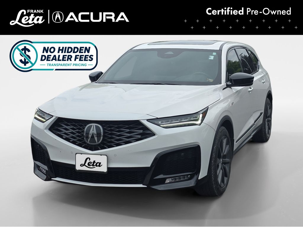 Platinum White Pearl 2025 Acura MDX SUV / Crossover All-Wheel Drive Automatic