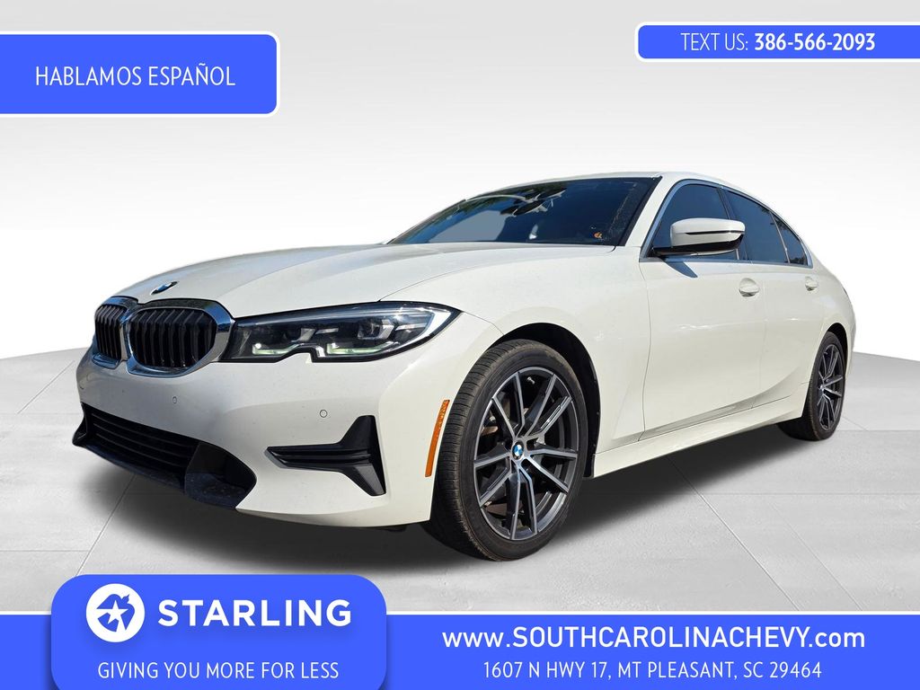 Alpine White 2019 BMW 3 Series 330i Sedan RWD Sedan Rear-Wheel Drive 8-Speed Automatic