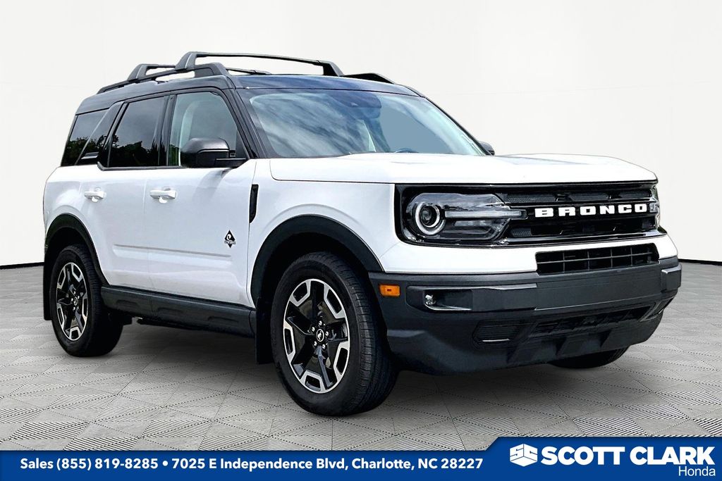 Oxford White 2021 Ford Bronco Sport SUV / Crossover All-Wheel Drive 8-Speed Automatic