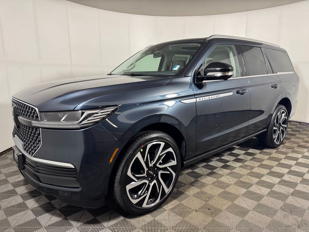 Blue Metallic 2026 Lincoln Navigator SUV / Crossover Four-Wheel Drive Automatic