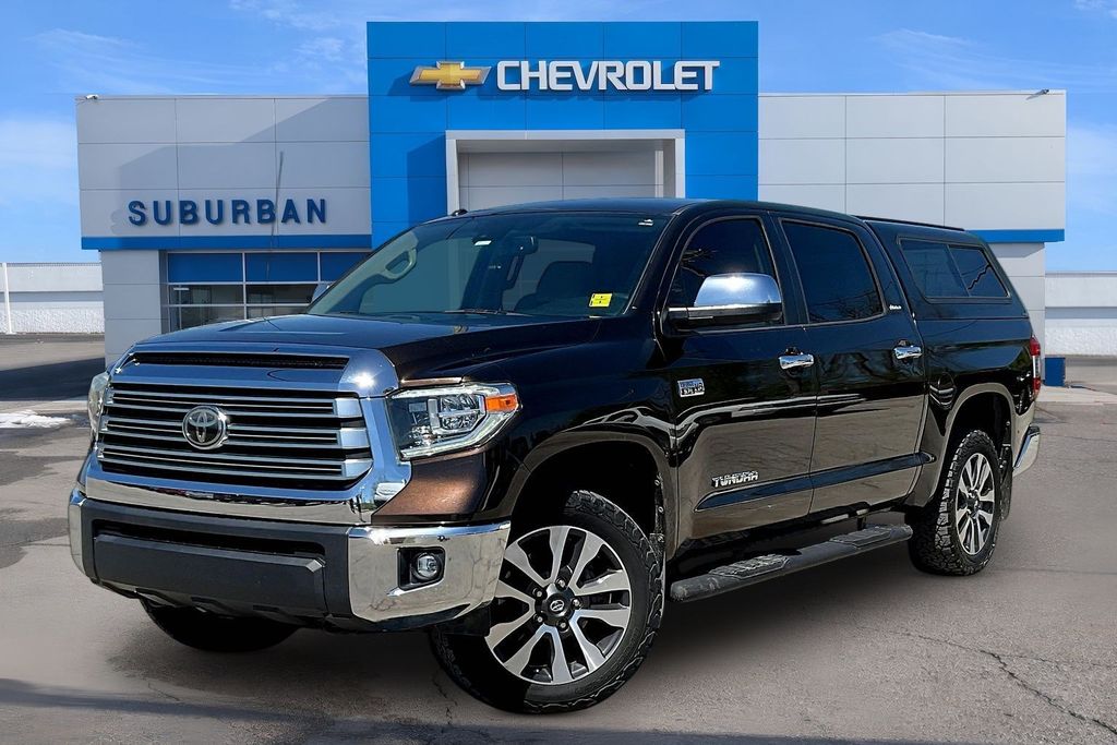 Red (Maroon) 2019 Toyota Tundra Limited CrewMax 5.7L 4WD Pickup Truck Four-Wheel Drive 6-Speed Automatic