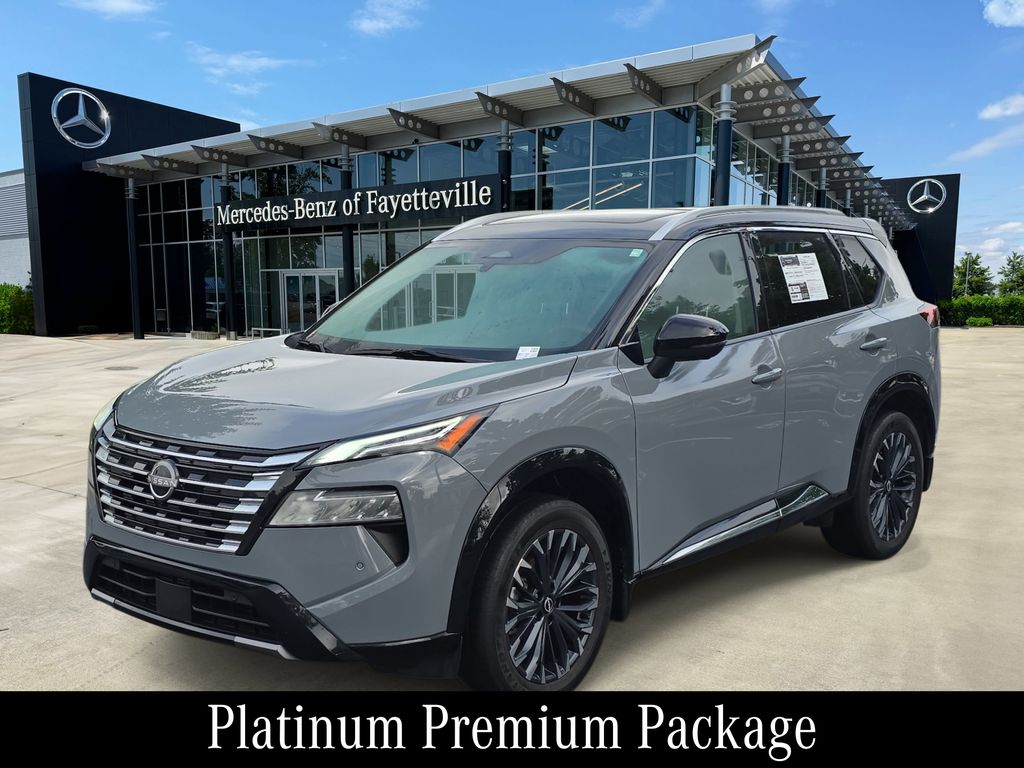 Boulder Gray Pearl/Super Black 2024 Nissan Rogue SUV / Crossover Front-Wheel Drive Continuously Variable Transmission
