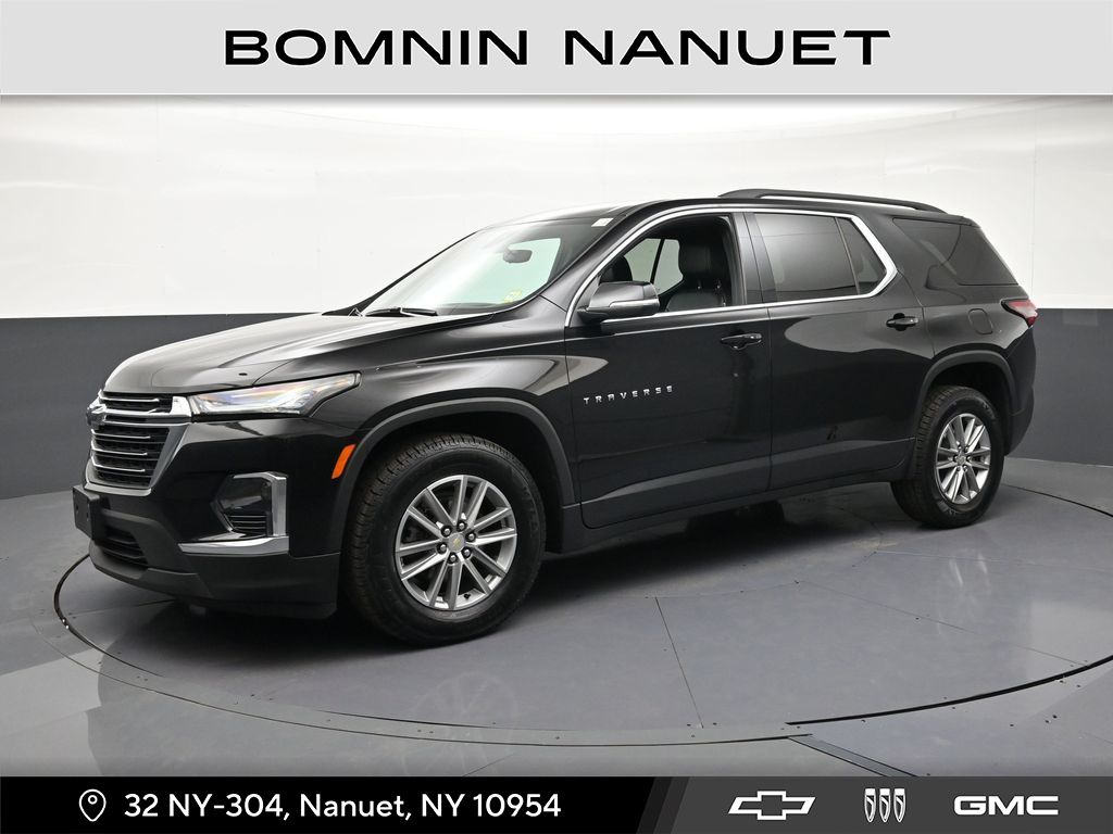 Black Metallic 2023 Chevrolet Traverse SUV / Crossover Four-Wheel Drive 9-Speed Automatic