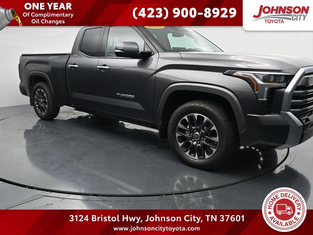 Magnetic Gray Metallic 2022 Toyota Tundra Pickup Truck Four-Wheel Drive Automatic
