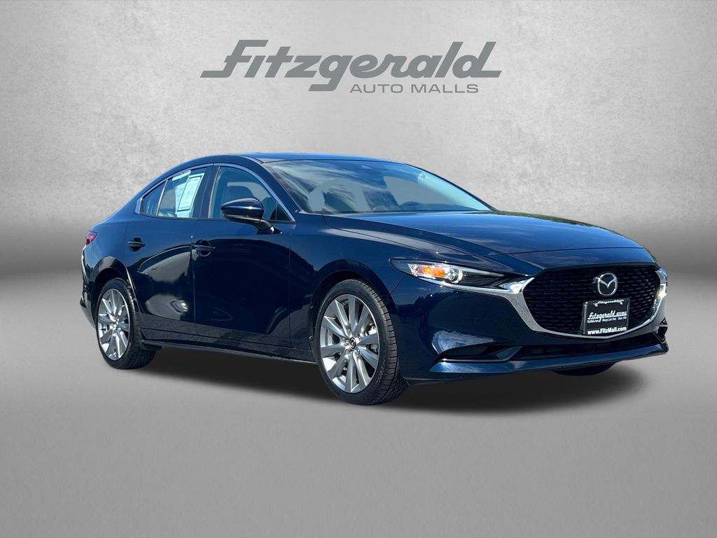 Deep Crystal Blue Mica 2023 Mazda MAZDA3 Sedan Front-Wheel Drive 6-Speed Automatic