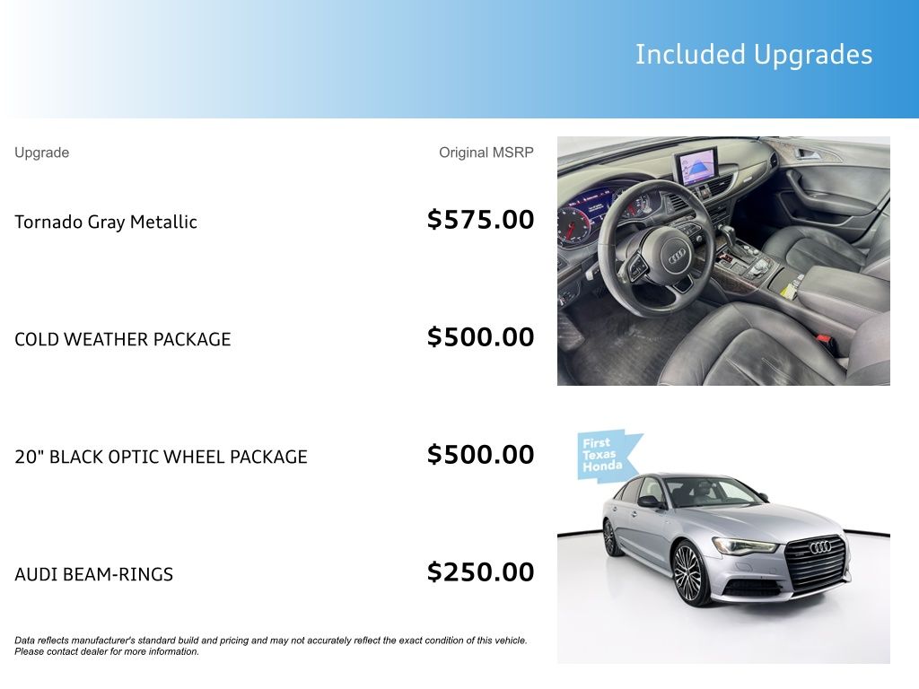 Used Car 2018 Audi A6  3.0 For Sale Under $15,000 In Austin, Texas