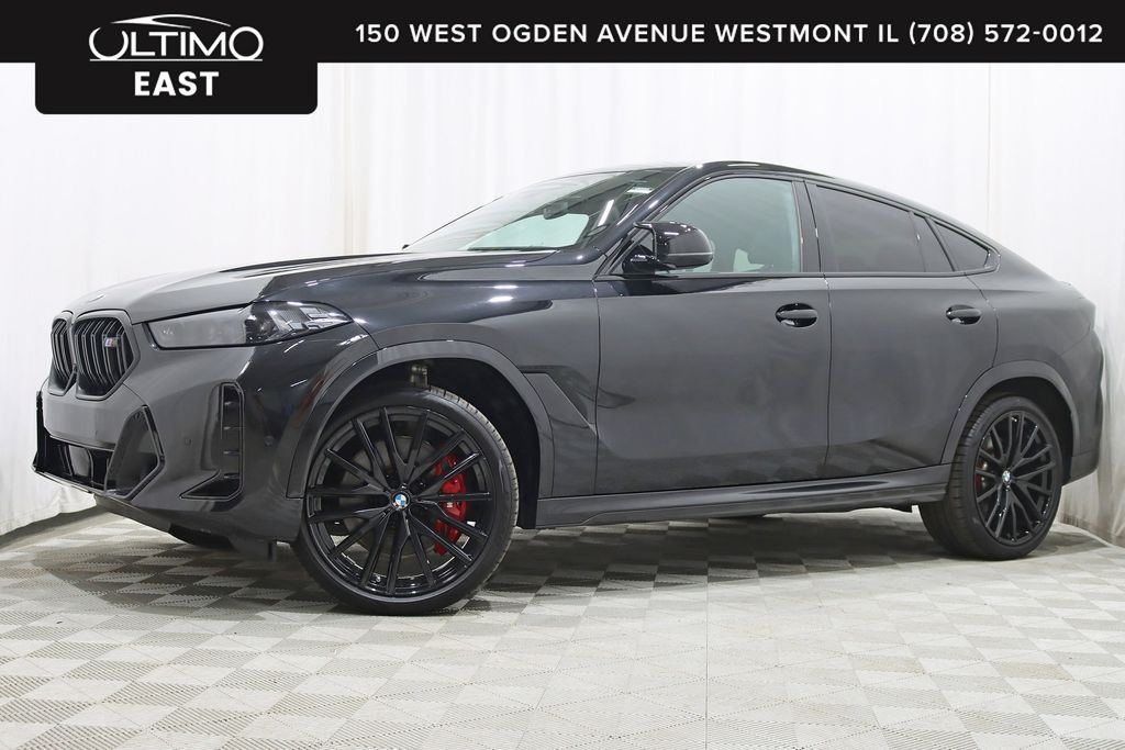 Black Sapphire Metallic 2025 BMW X6 M60i xDrive AWD SUV / Crossover All-Wheel Drive 8-Speed Automatic