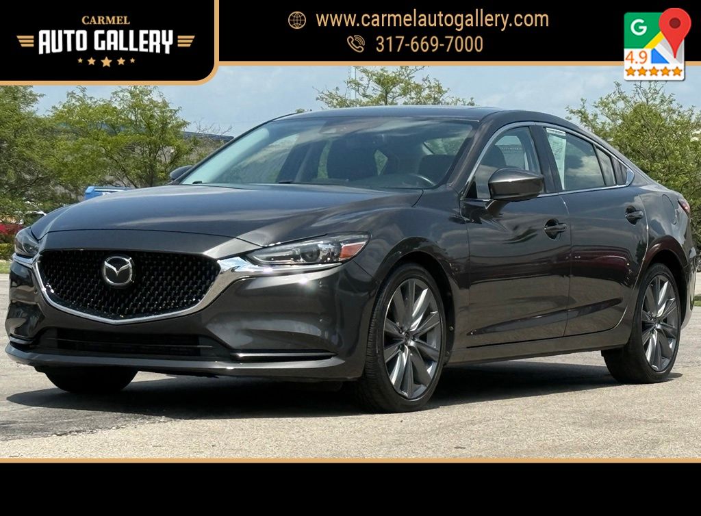 Machine Gray Metallic 2018 Mazda MAZDA6 Sedan Front-Wheel Drive 6-Speed Automatic