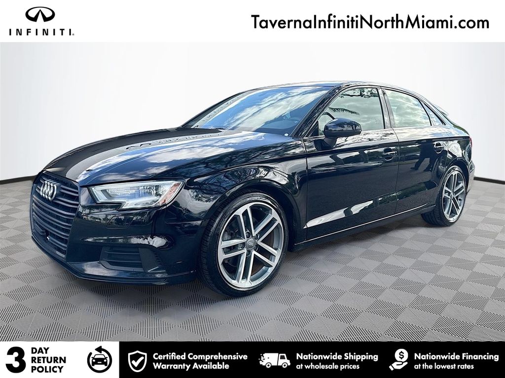 Brilliant Black 2019 Audi A3 Premium 40 TFSI Sedan FWD Sedan Front-Wheel Drive 7-Speed Automatic