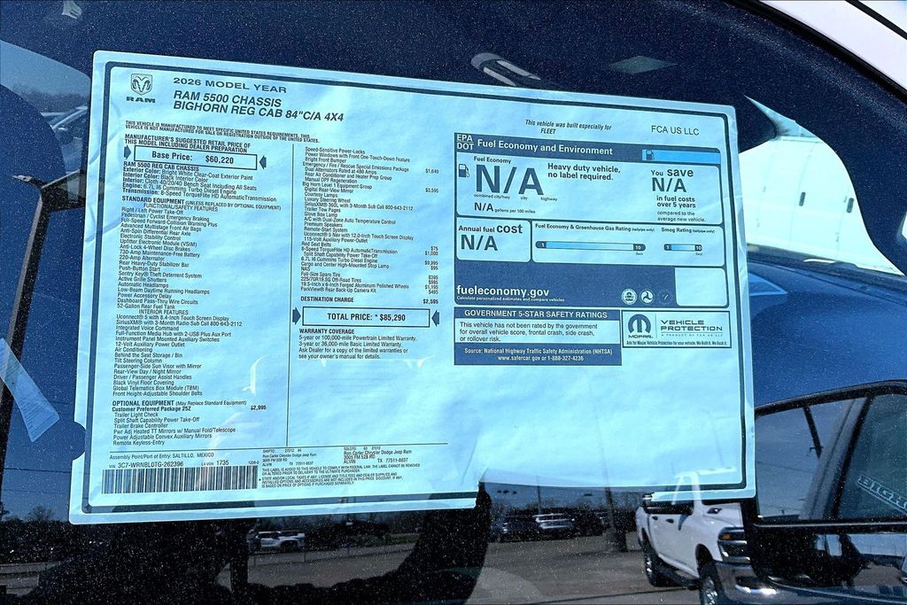 New 2026 Ram 5500HD Tradesman 2D Standard Cab