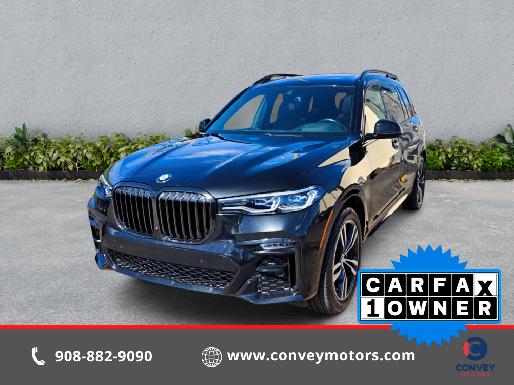 Black Sapphire Metallic 2021 BMW X7 M50i AWD SUV / Crossover All-Wheel Drive 8-Speed Automatic