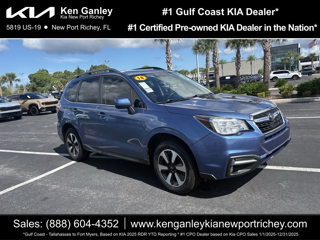 Quartz Blue Pearl 2018 Subaru Forester SUV / Crossover All-Wheel Drive Continuously Variable Transmission