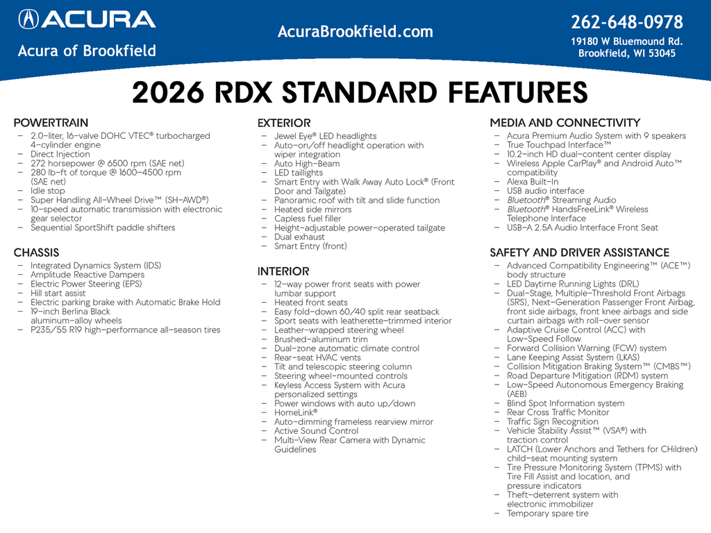 2026 Acura RDX