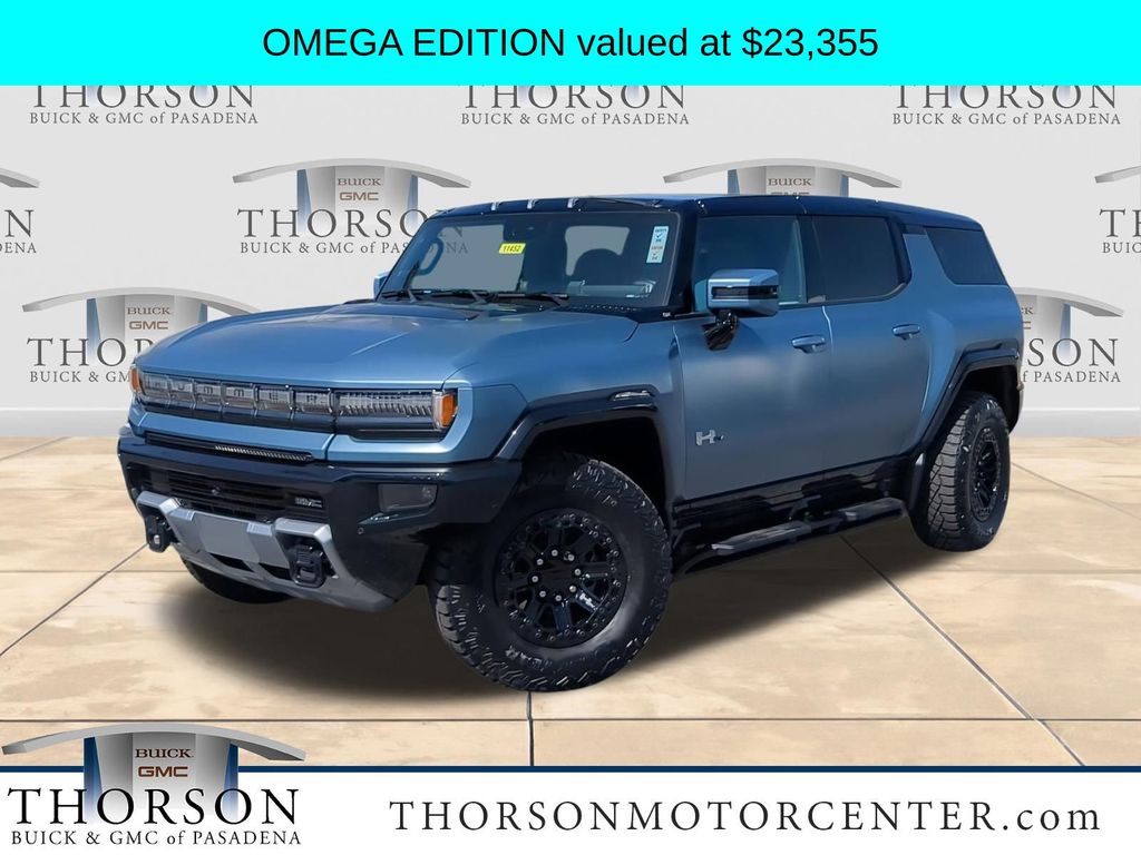 Neptune Blue 2024 GMC Hummer EV SUV 3X AWD SUV / Crossover All-Wheel Drive 1-Speed Automatic