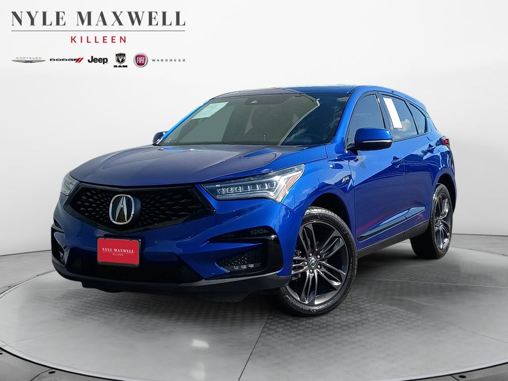 Blue 2021 Acura RDX SUV / Crossover Front-Wheel Drive Automatic