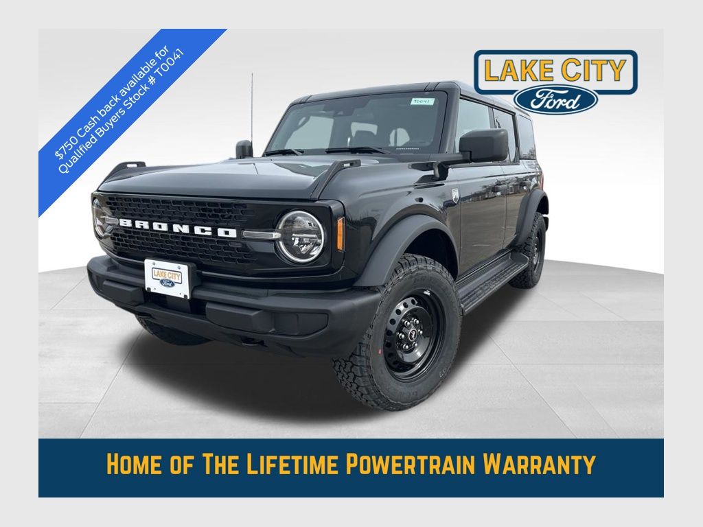 Shadow Black 2026 Ford Bronco Big Bend 4-Door 4WD SUV / Crossover Four-Wheel Drive Automatic