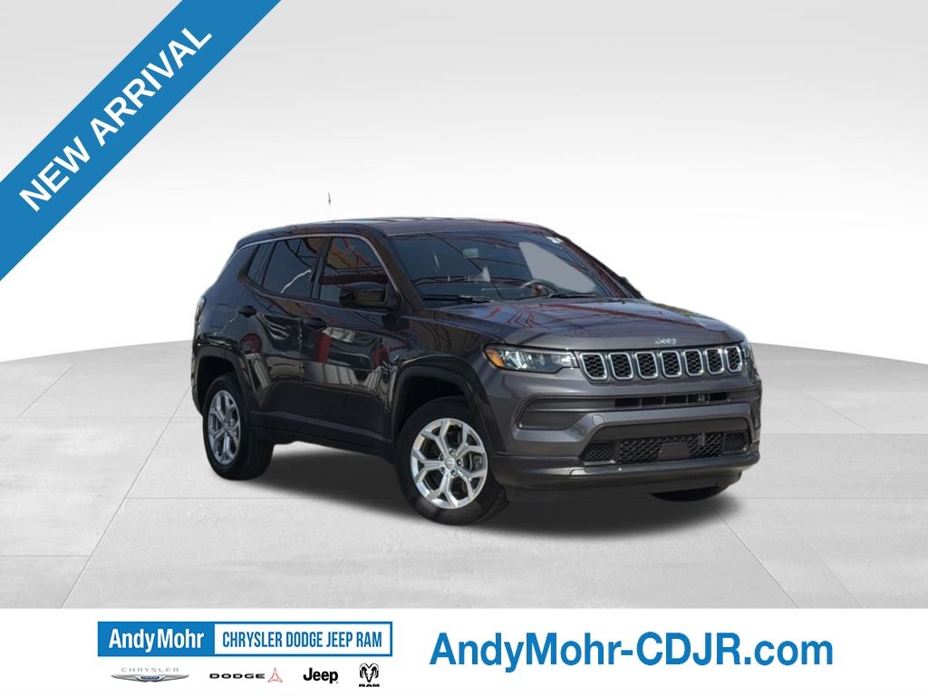 Gray Metallic 2024 Jeep Compass SUV / Crossover Four-Wheel Drive 8-Speed Automatic