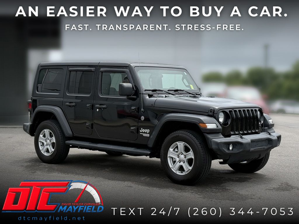 Black Clearcoat 2021 Jeep Wrangler SUV / Crossover Four-Wheel Drive 8-Speed Automatic