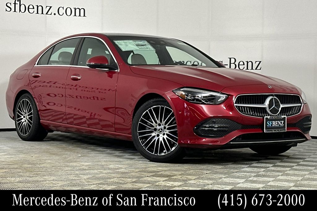 MANUFAKTUR Patagonia Red Metallic 2026 Mercedes-Benz C-Class Sedan Rear-Wheel Drive 9-Speed Automatic