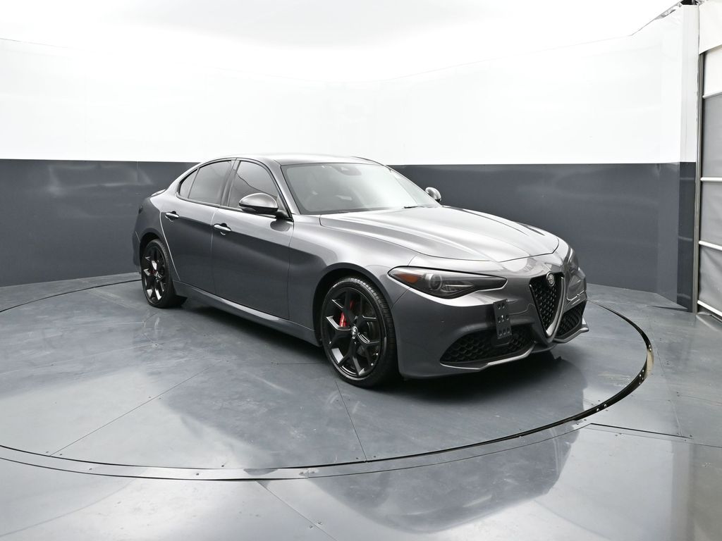 Vesuvio Gray Metallic 2020 Alfa Romeo Giulia Ti Sport AWD Sedan All-Wheel Drive 8-Speed Automatic