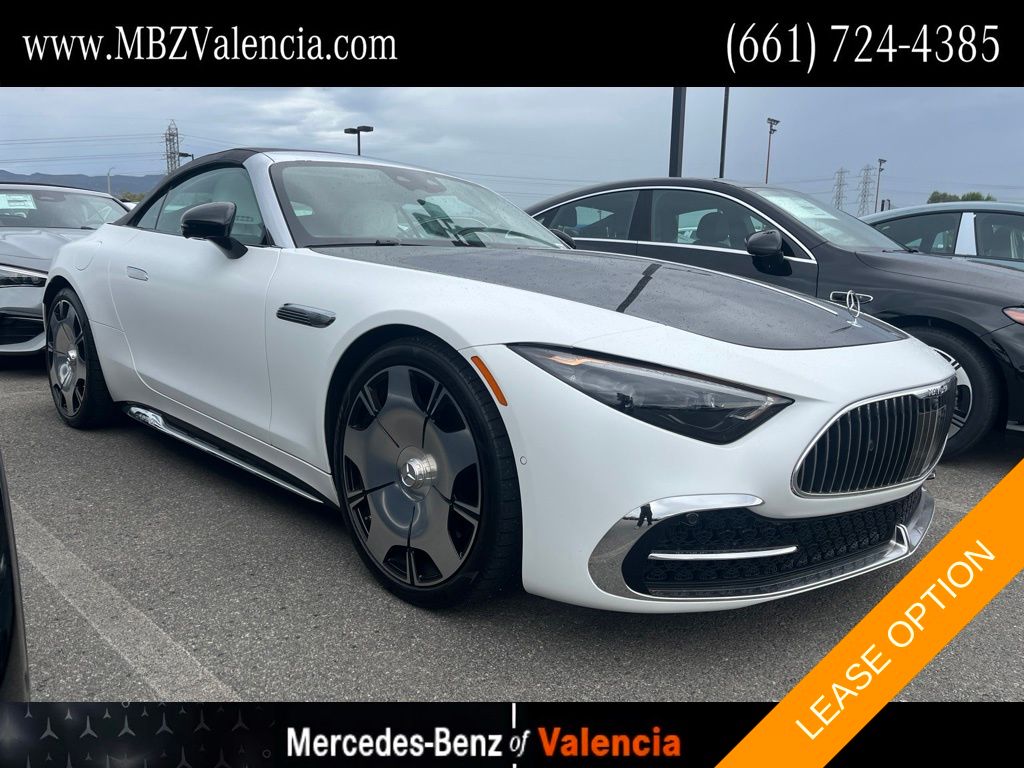 MANUFAKTUR Moonlight White Magno (White Ambiance) 2026 Mercedes-Benz SL-Class Convertible All-Wheel Drive 9-Speed Automatic
