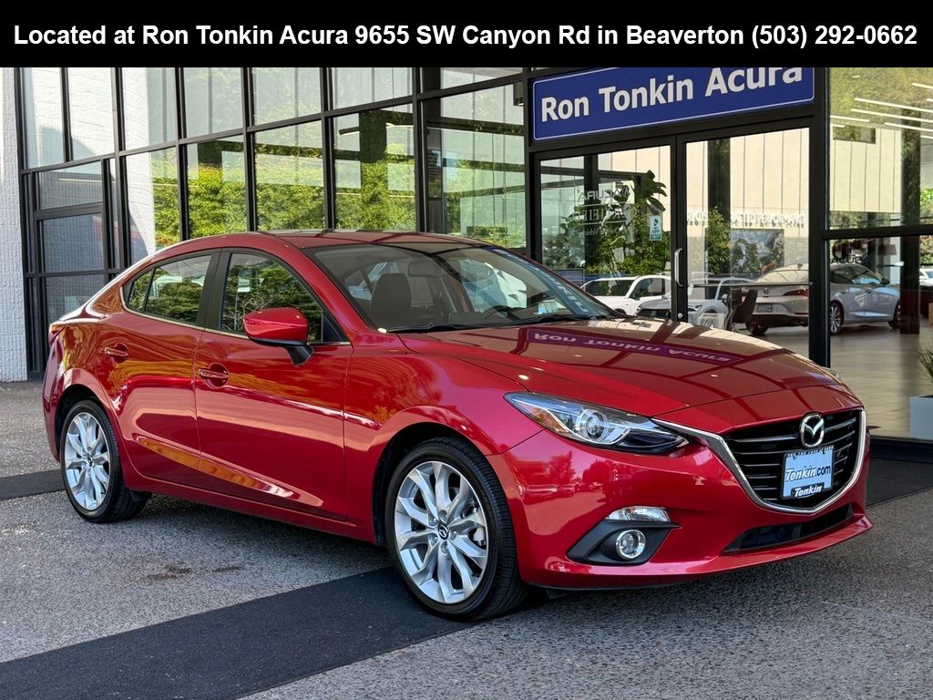 Soul Red Metallic 2014 Mazda MAZDA3 Sedan Front-Wheel Drive 6-Speed Automatic