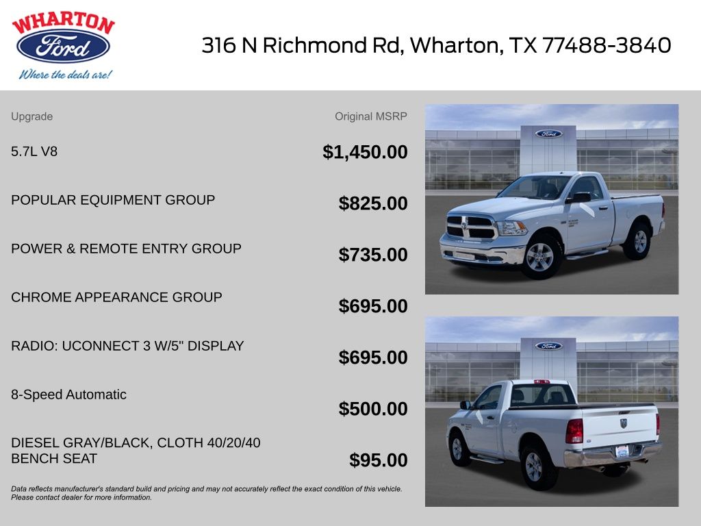 2019 Ram 1500 Classic Tradesman - 1