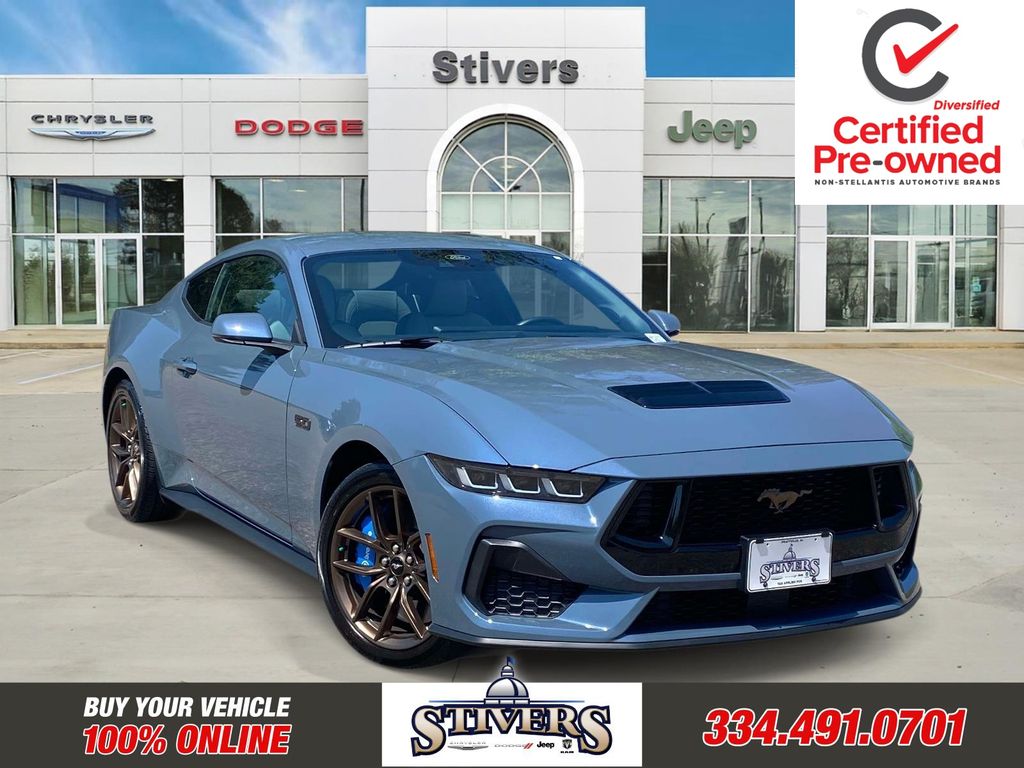Vapor Blue 2024 Ford Mustang Coupe Rear-Wheel Drive Automatic