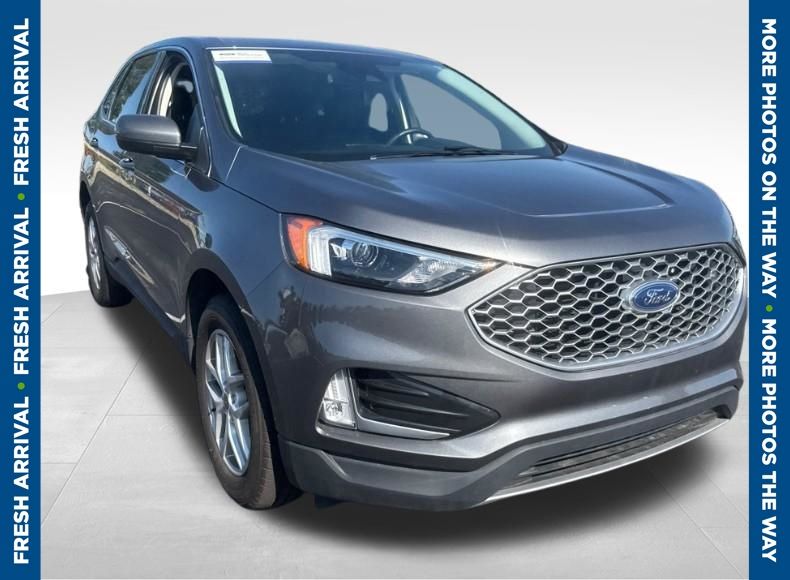Gray Metallic 2024 Ford Edge SUV / Crossover All-Wheel Drive 8-Speed Automatic