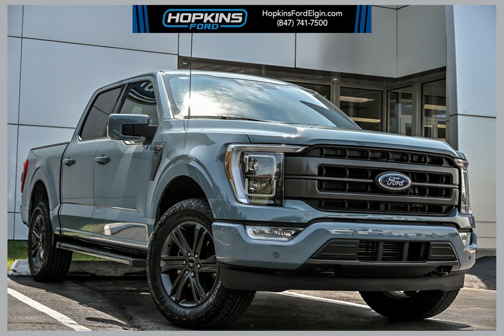Area 51 Blue 2023 Ford F-150 Pickup Truck Four-Wheel Drive Automatic